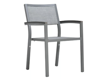 DUO - Stackable garden chair with armrests by JANUS et Cie - view 2